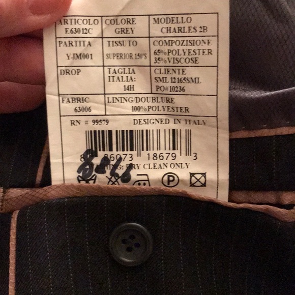 Caravelli Junior Dressy Jacket, nwot, dark grey - Picture 3 of 5